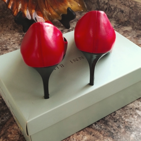 🔥HOST PICK🔥 Gianni Bini Candy 🍎 Red leather  👠 - Picture 4 of 13